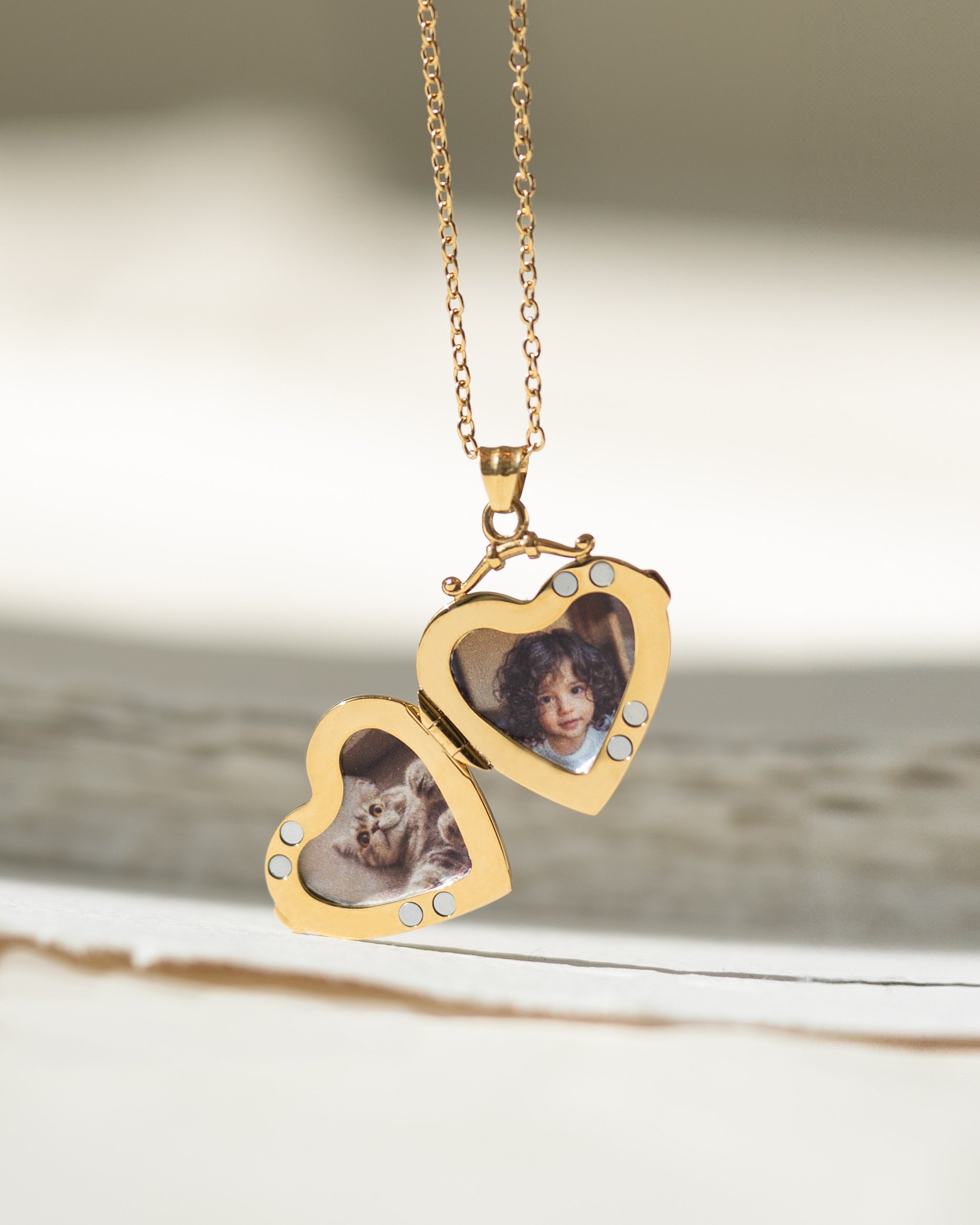 Heart Locket Necklace - Main Image