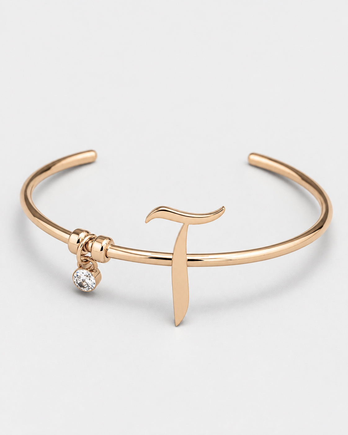 Calligraphed Initial Bracelet آ