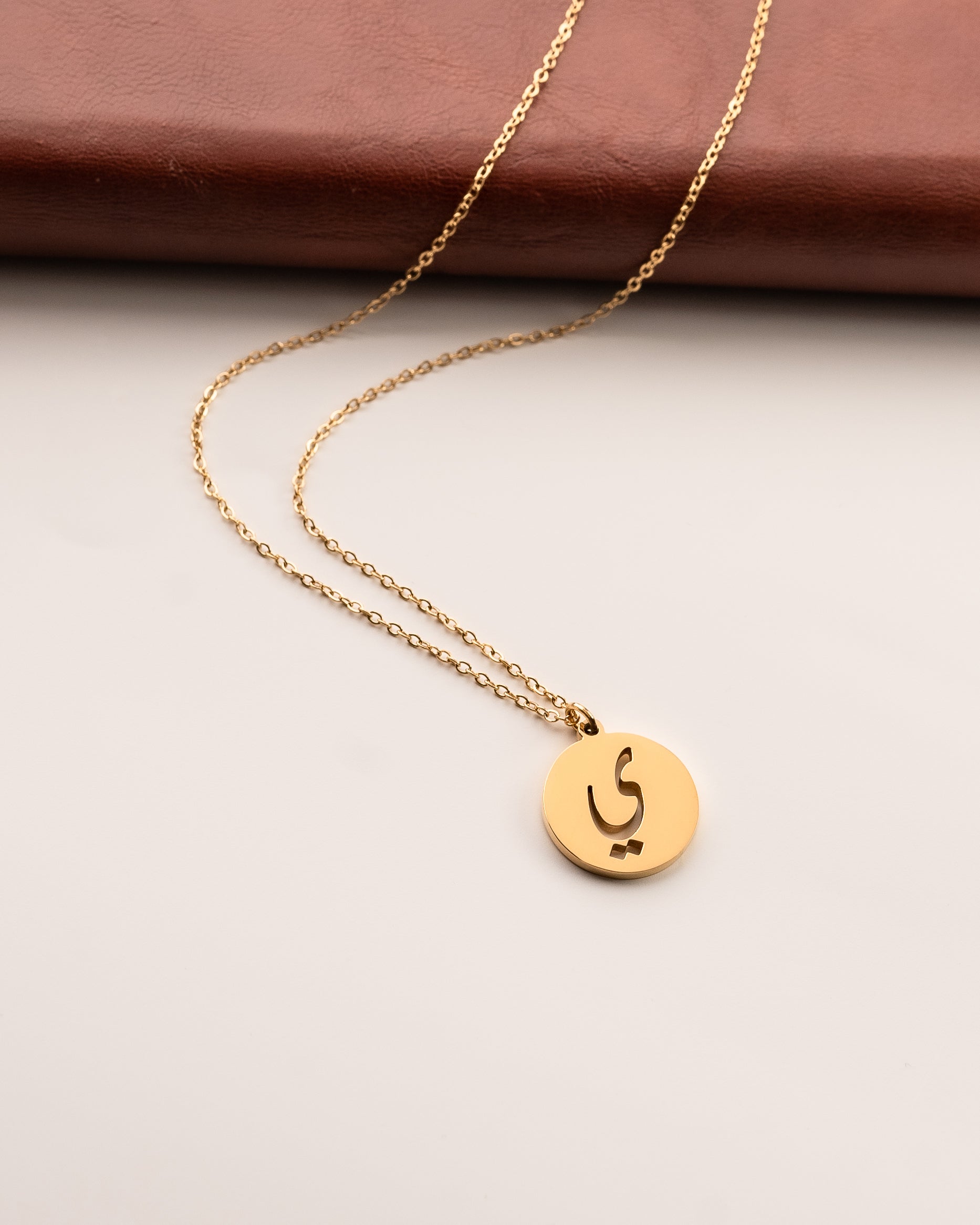 Initial Necklace ي