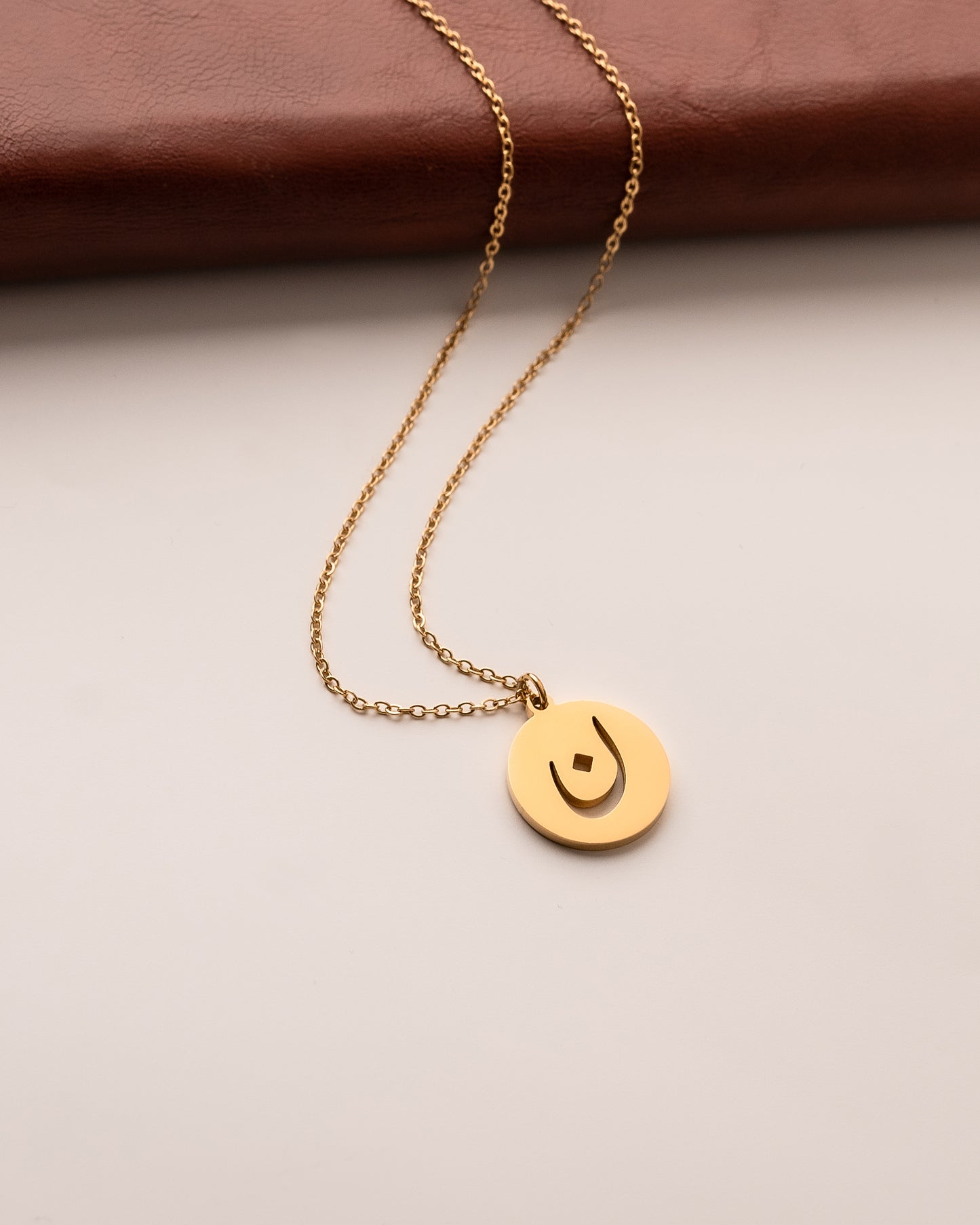 Initial Necklace ن