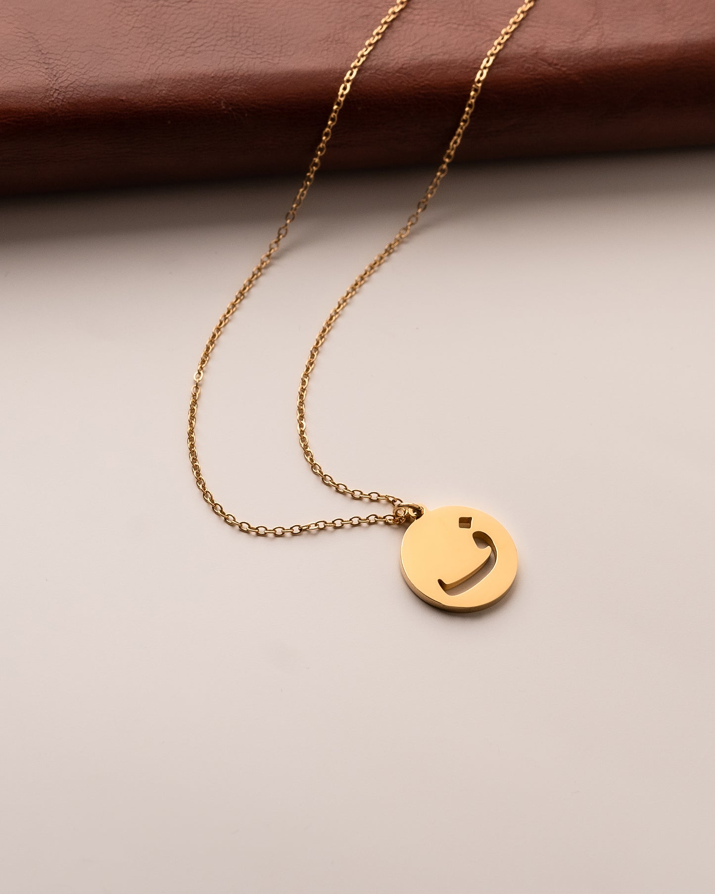 Initial Necklace ف