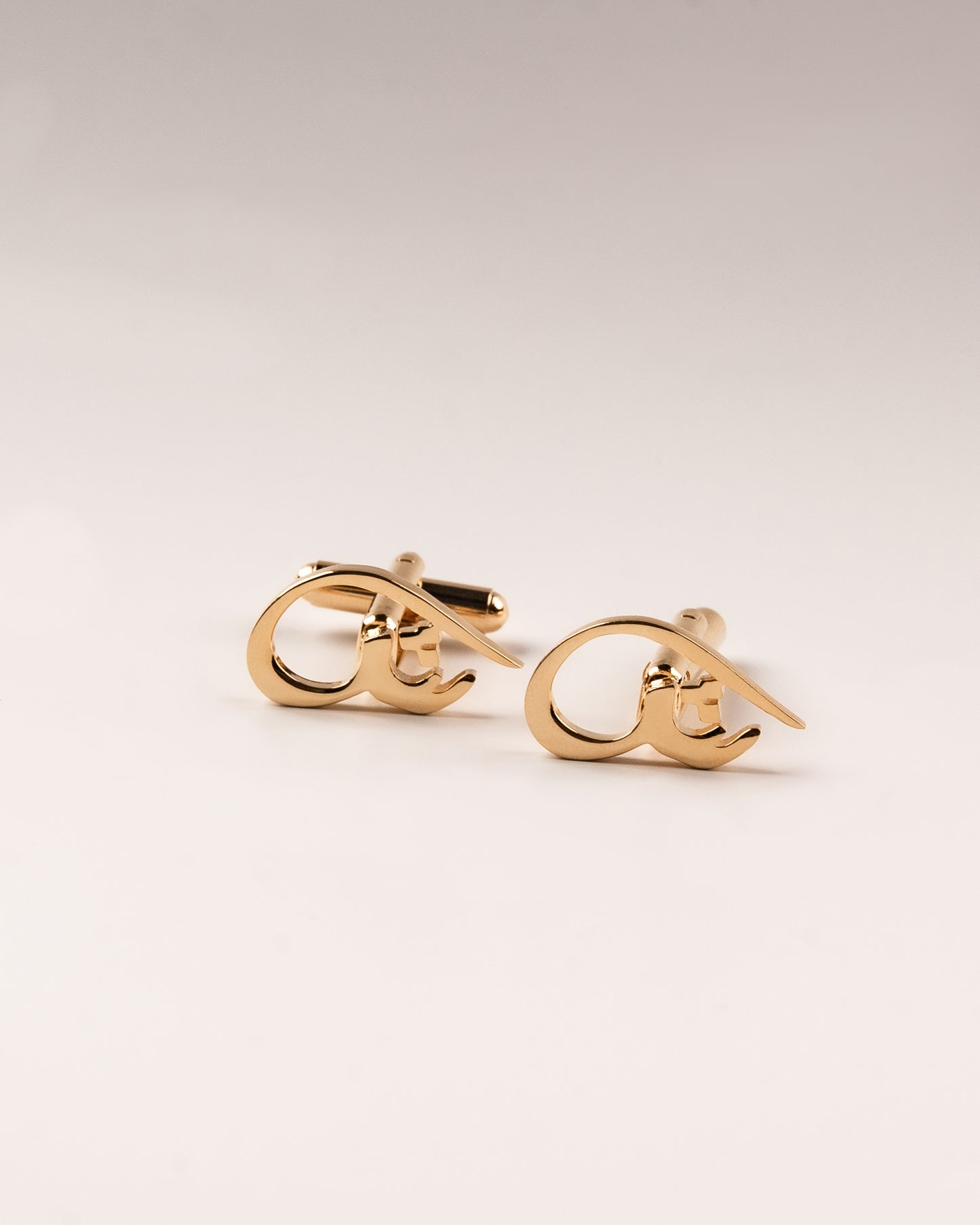 Calligraphed Initial Cufflinks