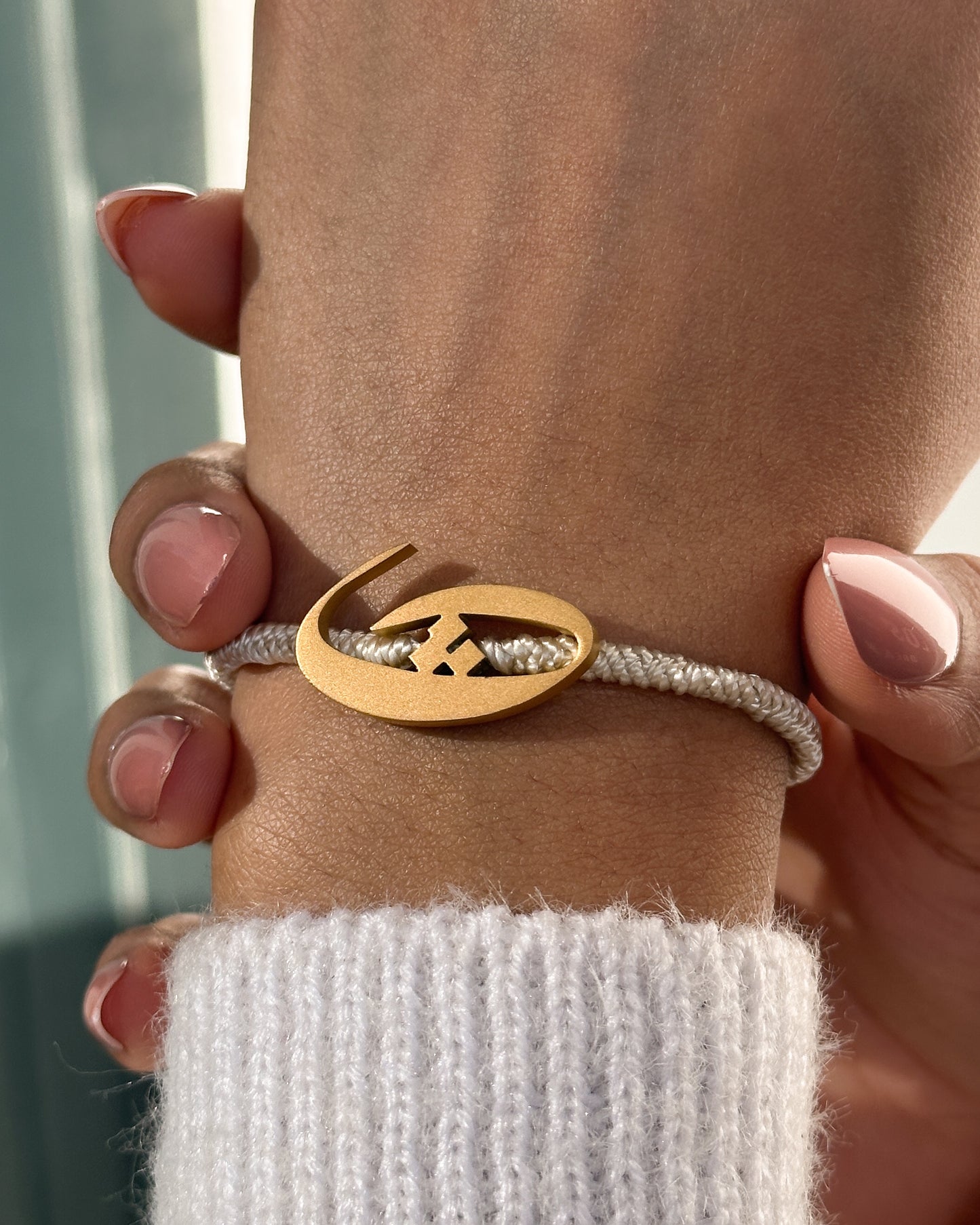 Rope Initial Bracelet