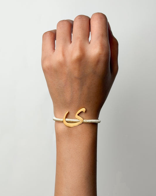 String Initial Bracelet ی