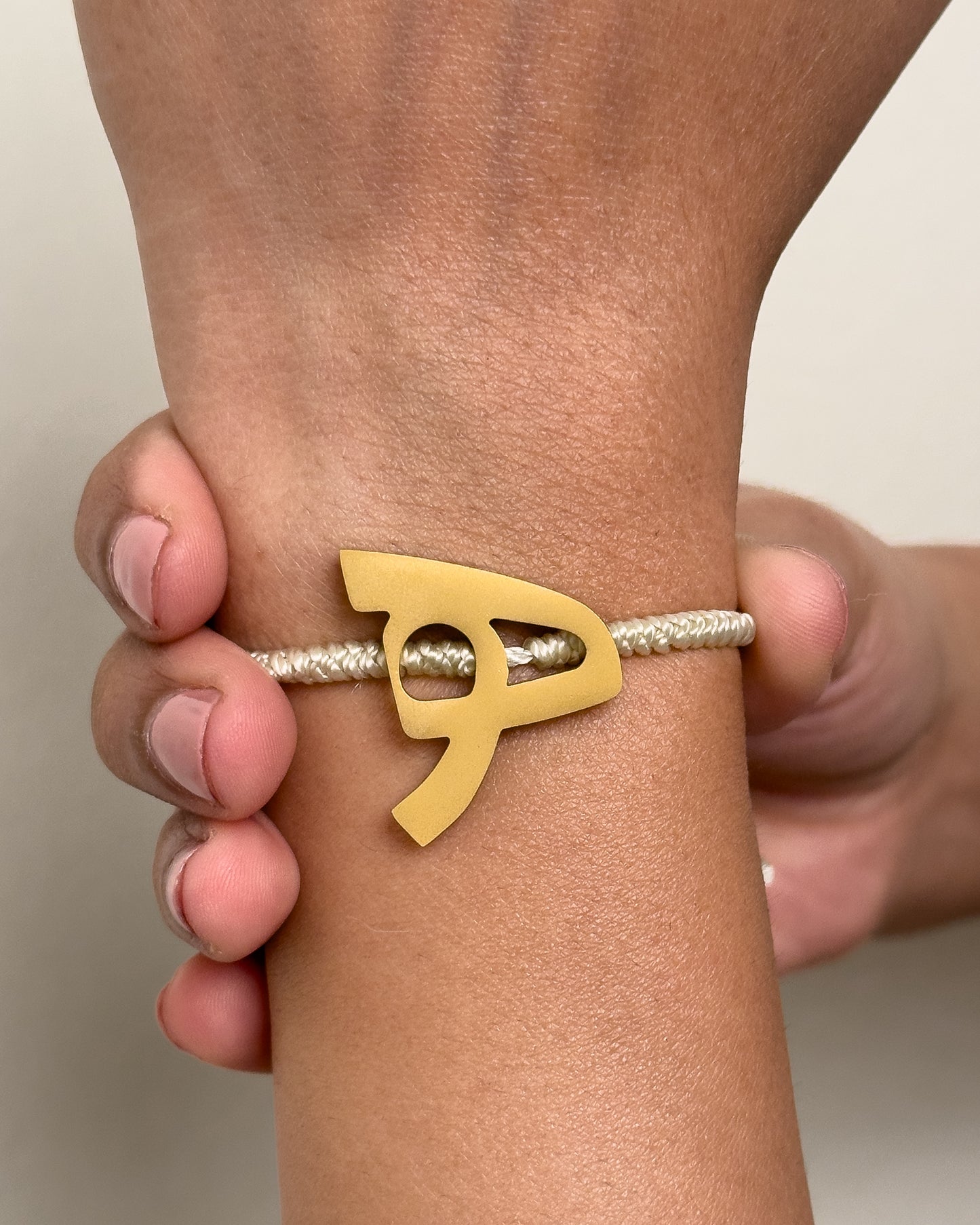 Rope Initial Bracelet