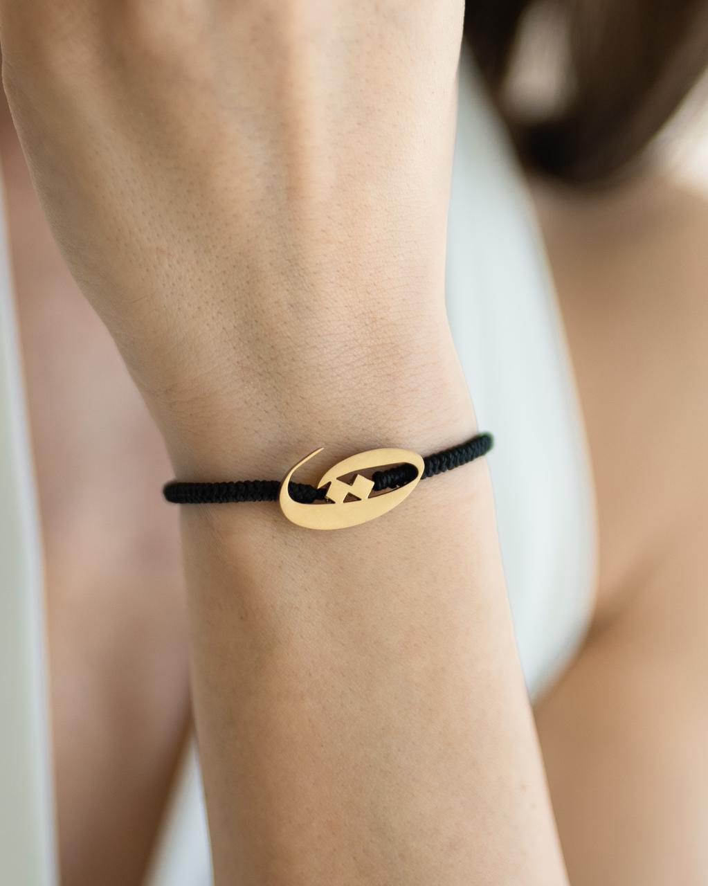 Rope Initial Bracelet
