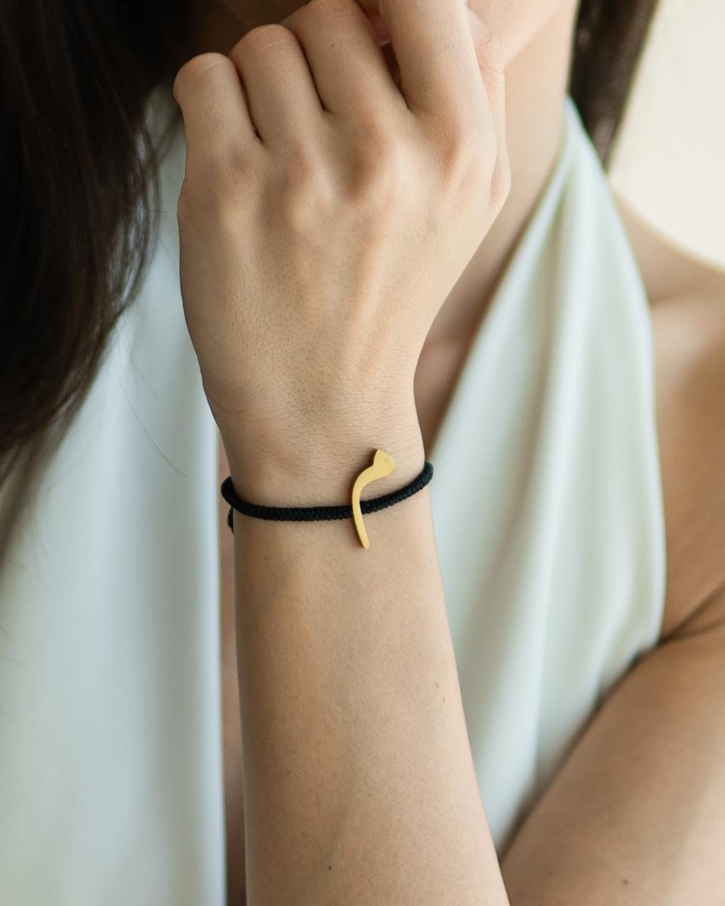 Rope Initial Bracelet