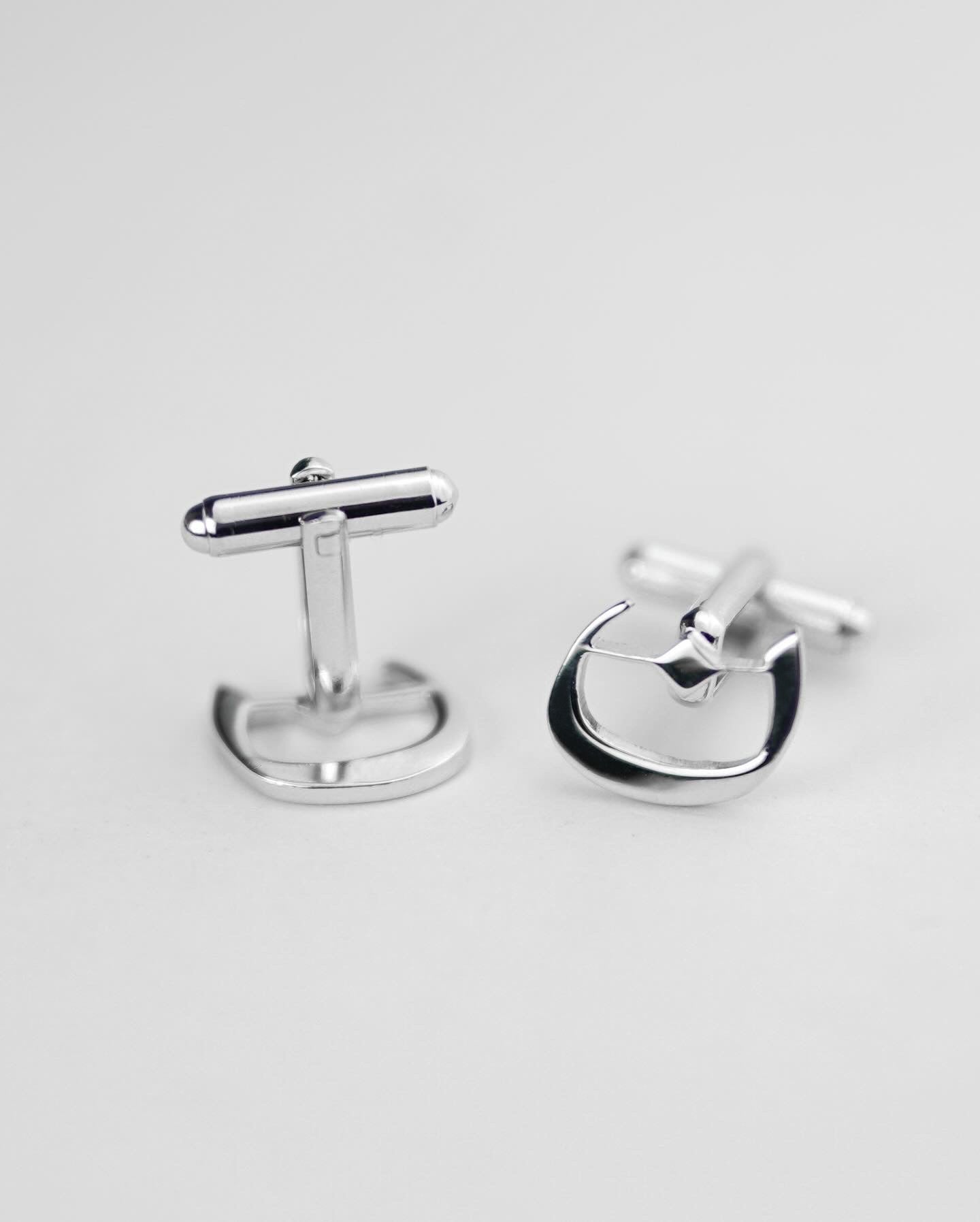 Calligraphed Initial Cufflinks