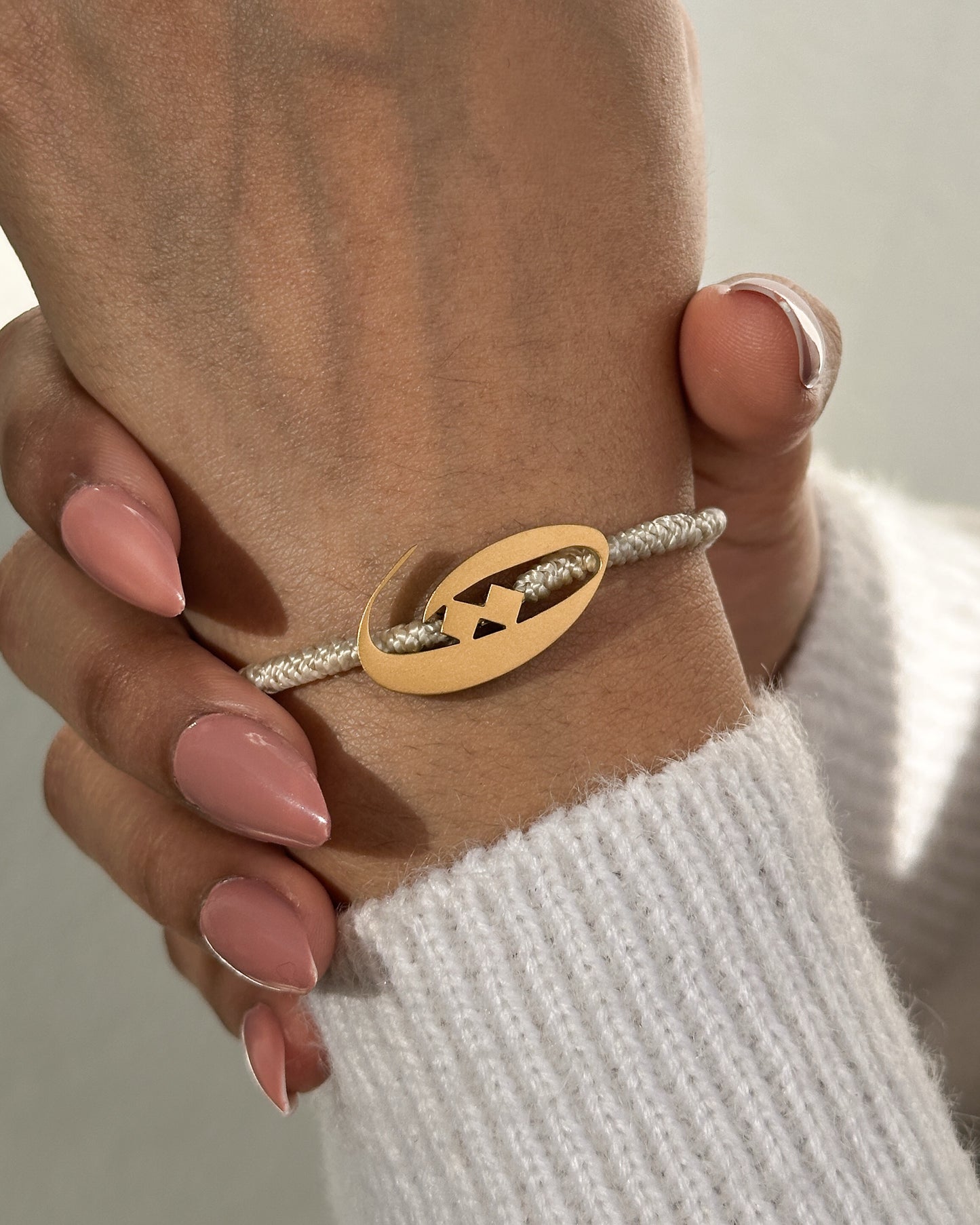 Rope Initial Bracelet