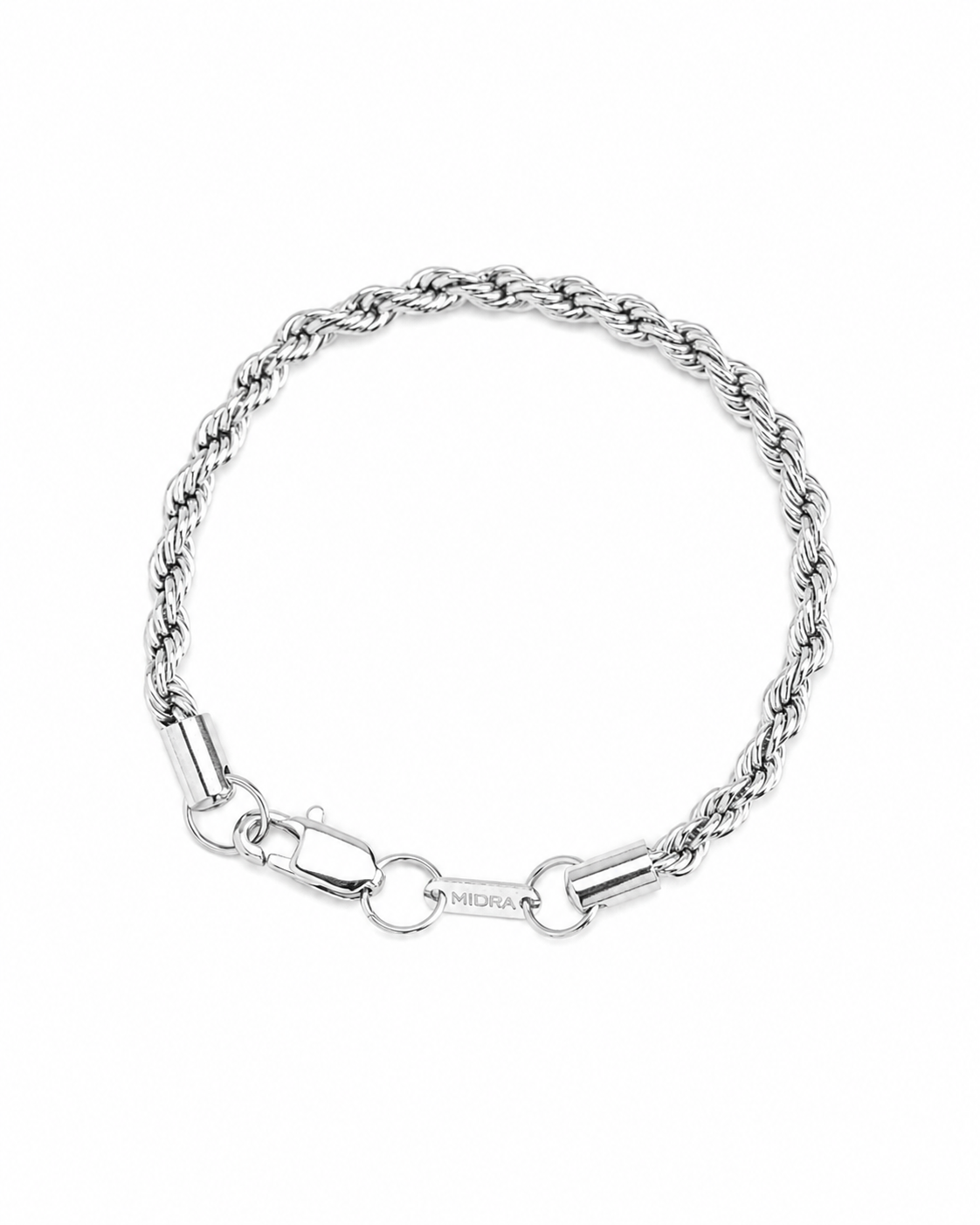 Rope Bracelet (Silver) 5mm
