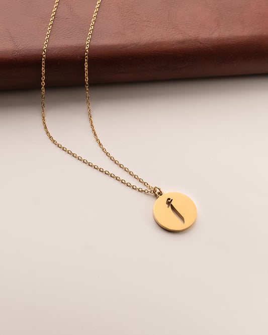 Initial Necklace أ
