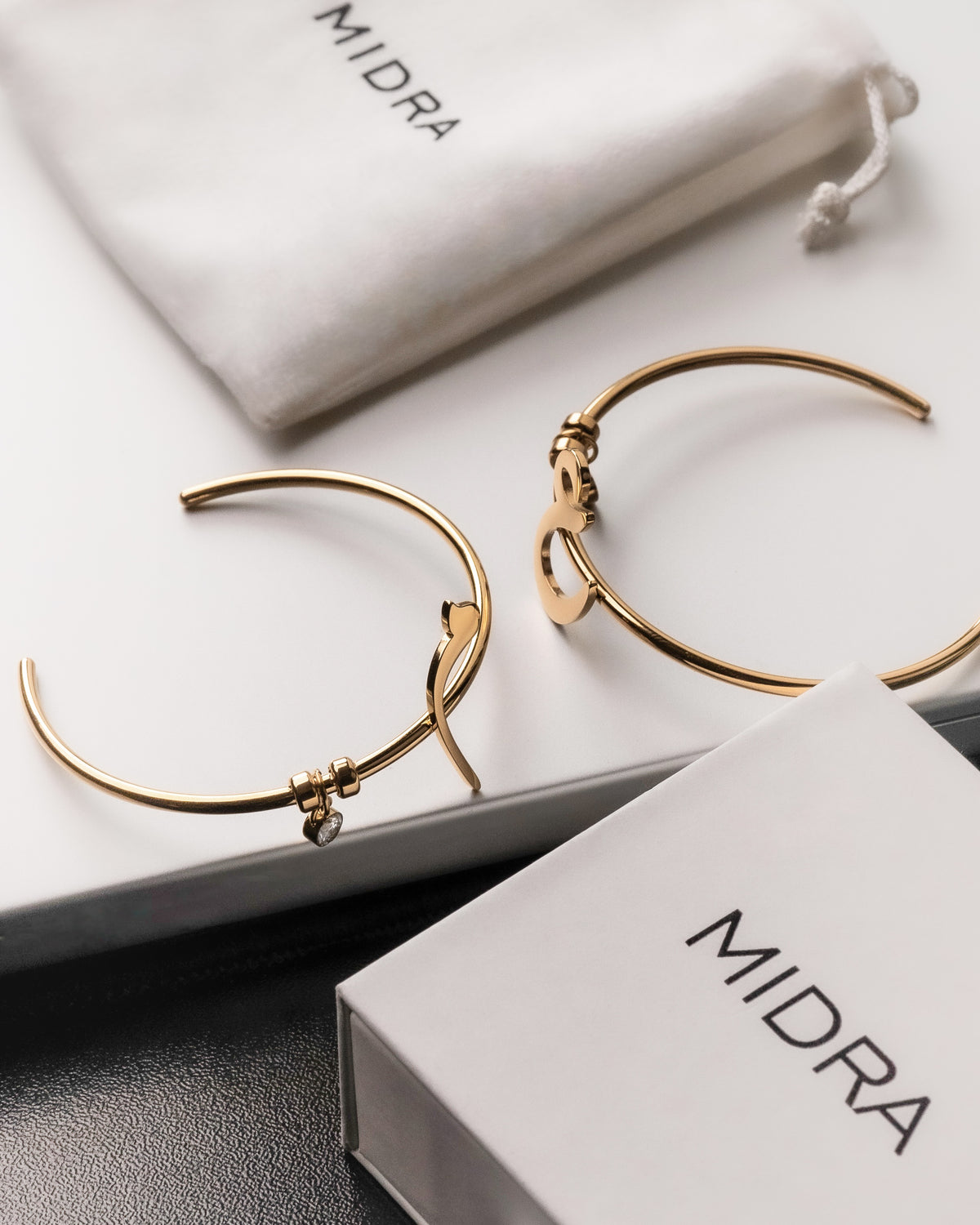 Calligraphed Initial Bracelet ش