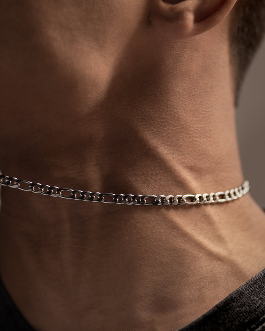 Figaro Chain (Silver) 5mm