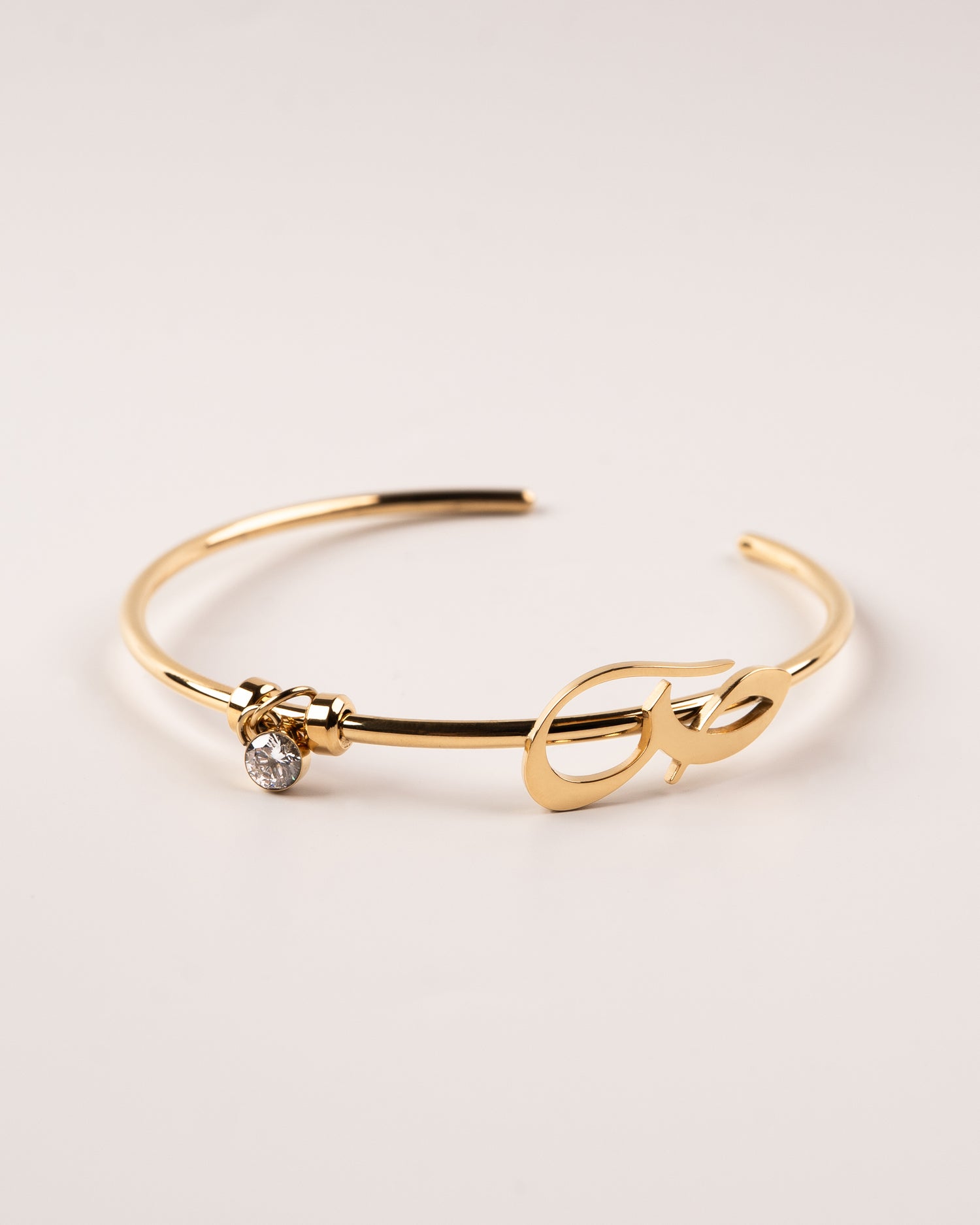 Calligraphed Initial Bracelet ص