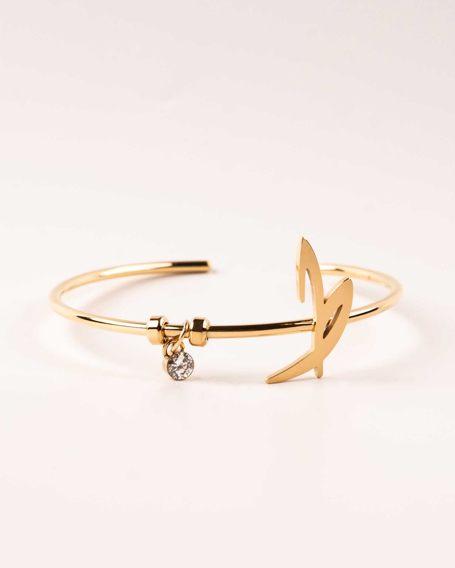 Calligraphed Initial Bracelet ط