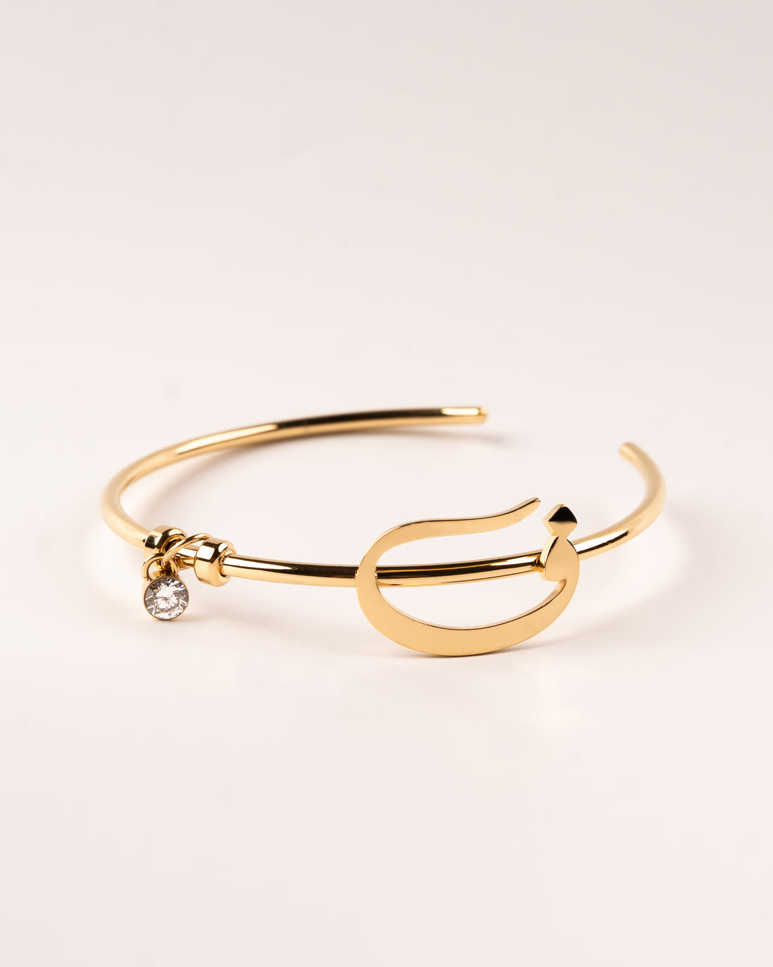 Calligraphed Initial Bracelet ف