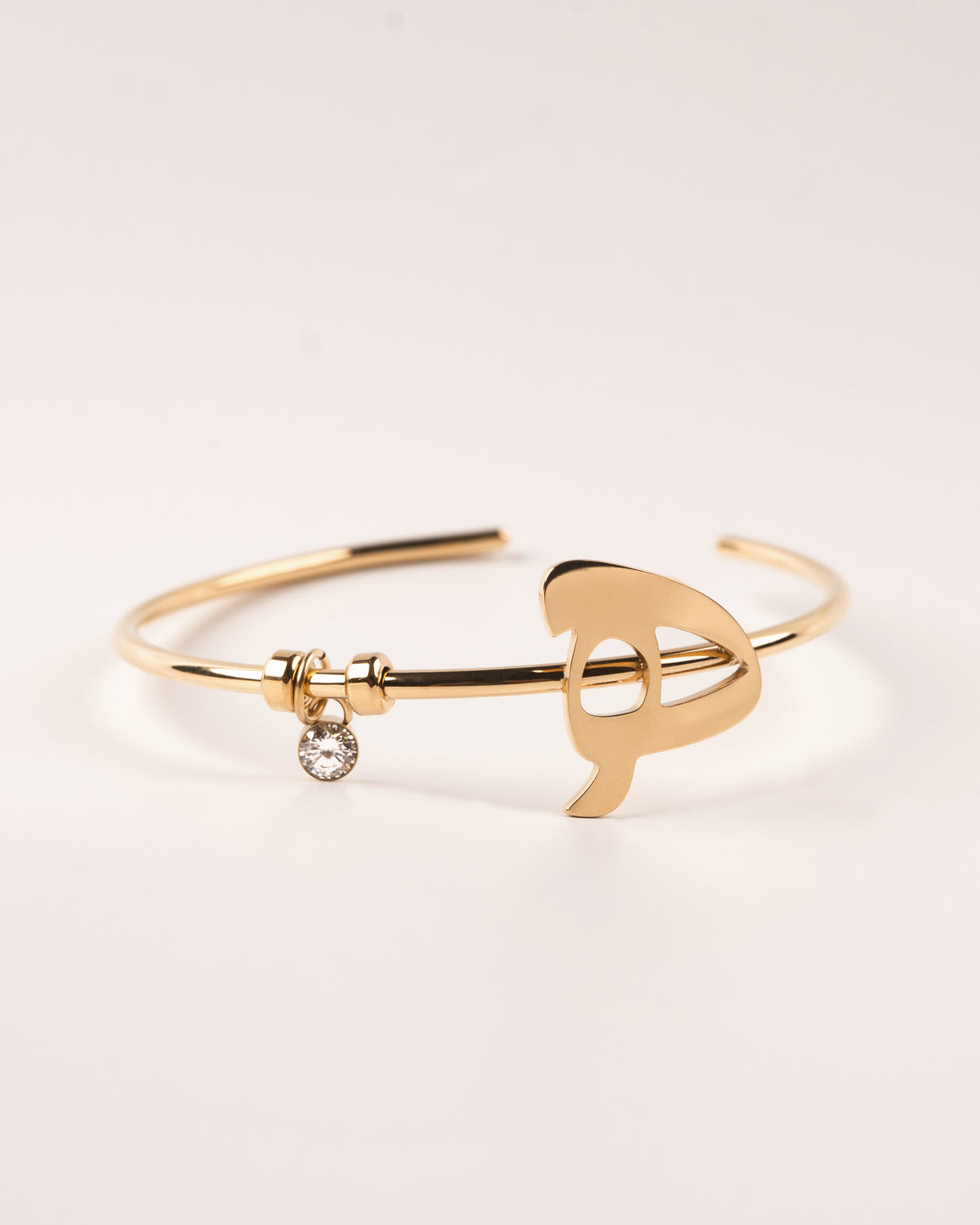 Calligraphed Initial Bracelet ھ