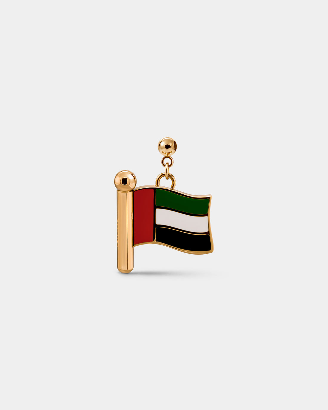 Charm flag UAE (Golden)