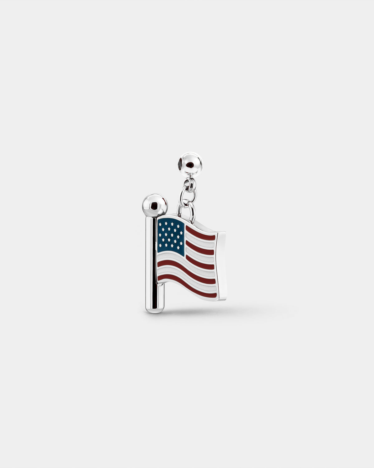 Charm flag USA (Silver)